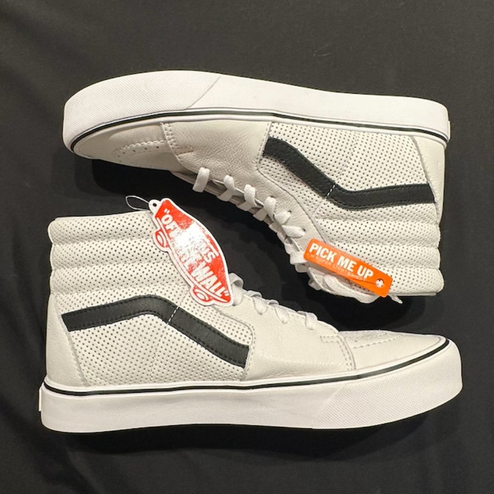 VANS MEN SK8-HI LITE (PERF) WHITE